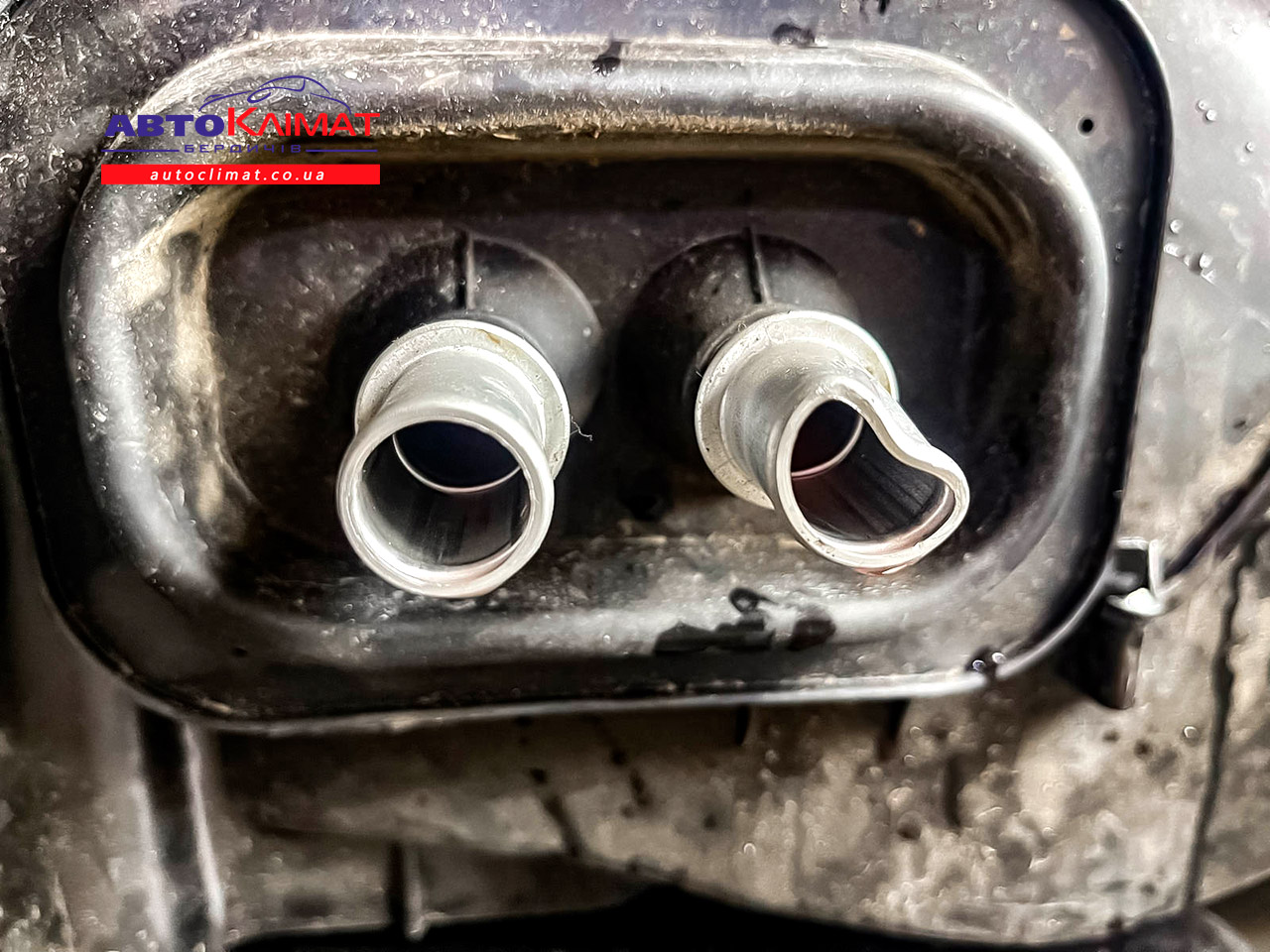 Монтаж штатного кондиционера Mercedes Vito 447